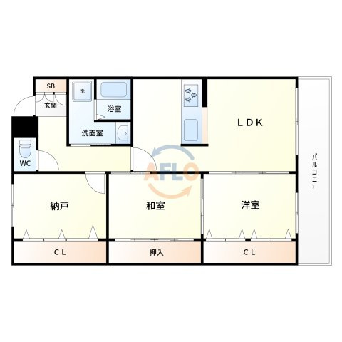 カルム千里山土井の間取り|間取り