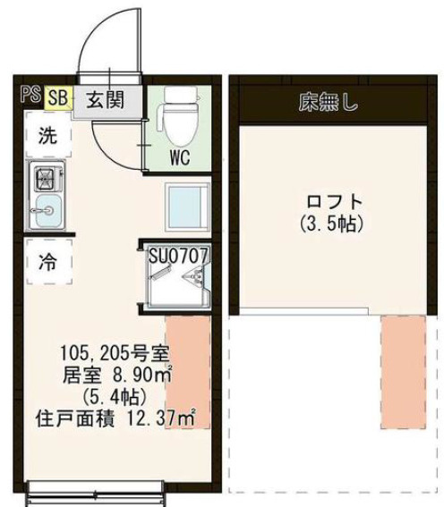 シティガーデン富士見台の間取り