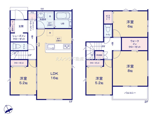 グラファーレ新居町今池下の間取り