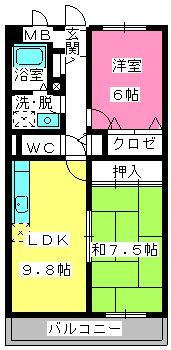 アバンダントTOUの間取り