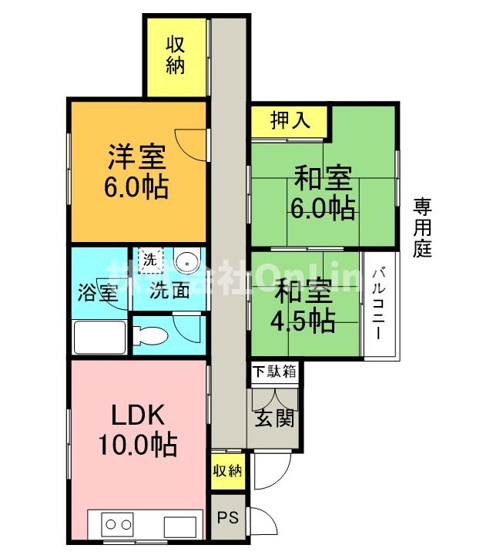 【間取り】 | 第二藤幸マンション
