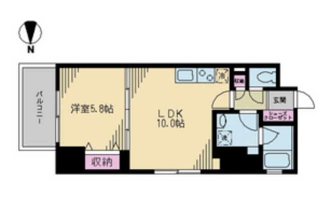 クレドラテース白河の間取り