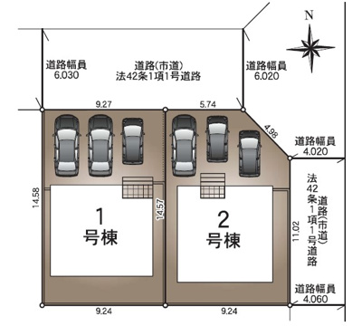 【区画図】 | 桜ヶ丘1丁目　新築戸建　30-2