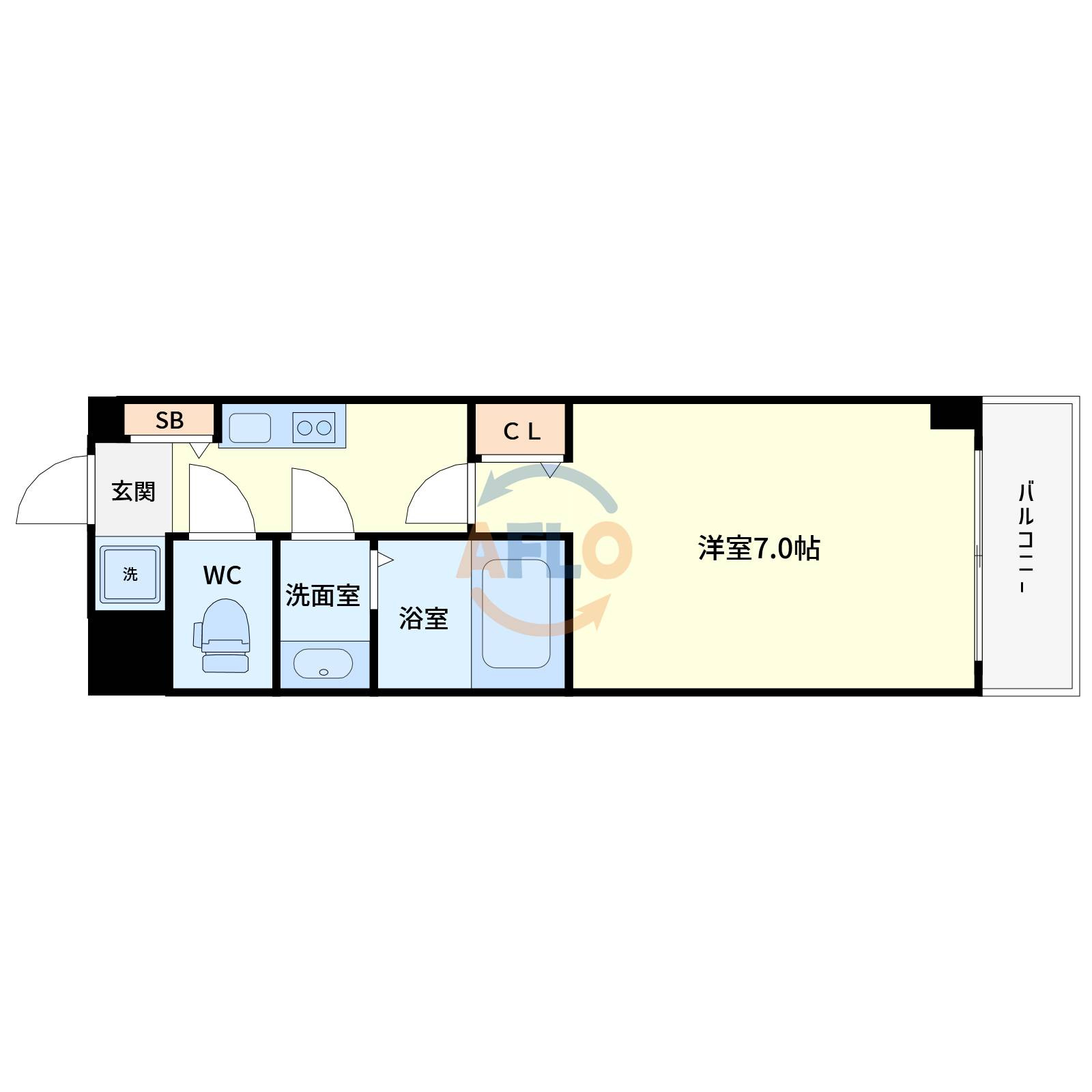 Uresidence新大阪の間取り|Uresidence新大阪　間取り