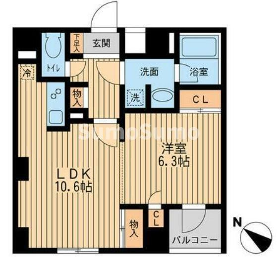 ユニフォート目黒中町の間取り