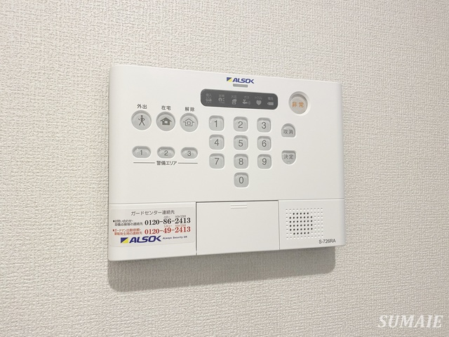 ヴィアレット　Ⅷのセキュリティ|ホームセキュリティー搭載！