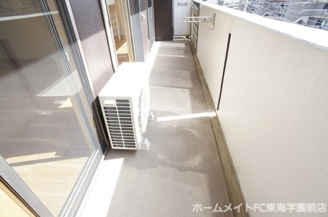 熊本市中央区本山町の賃貸マンションのバルコニー