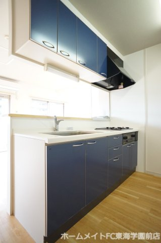 熊本市中央区本山町の賃貸マンションのキッチン