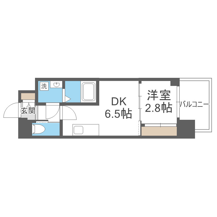 コンフォリア・リヴ淡路町一丁目の間取り