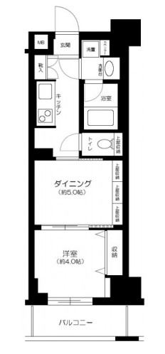 日神デュオステージ浅草三筋 の間取り
