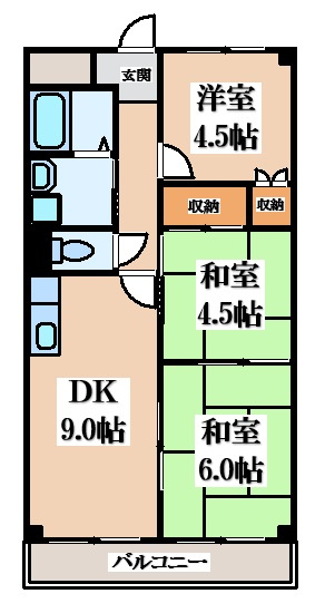 【間取り】 | ウエストヒル