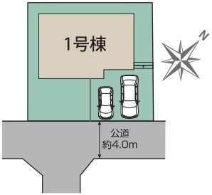 牛久市さくら台　1丁目　5期　新築戸建ての区画図|区画図です♪