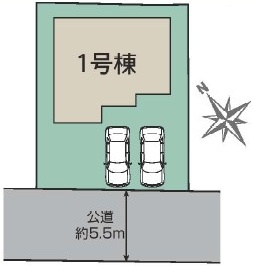 牛久市牛久町　3期　新築戸建ての区画図|区画図です♪