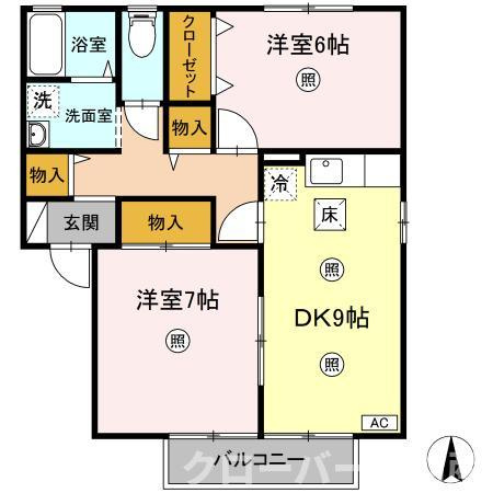やすらぎの家 C棟の間取り