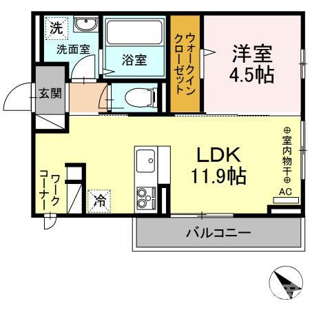 リビエールⅡの間取り