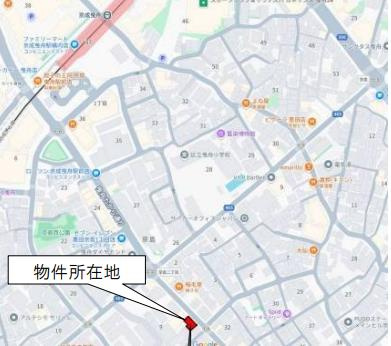 墨田区京島２丁目の店舗事務所の地図