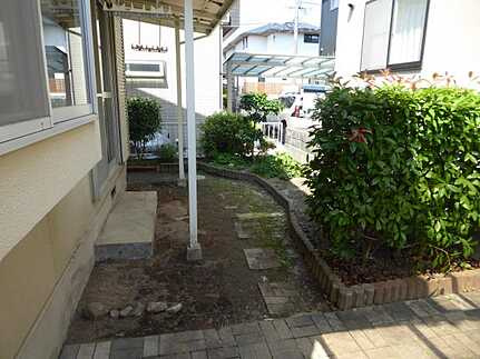 安佐北区口田南９丁目の庭