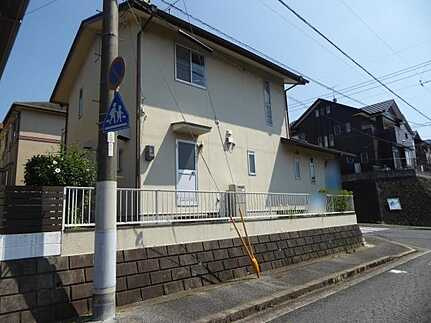 安佐北区口田南９丁目の前面道路含む現地写真