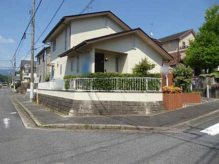 安佐北区口田南９丁目の前面道路含む現地写真
