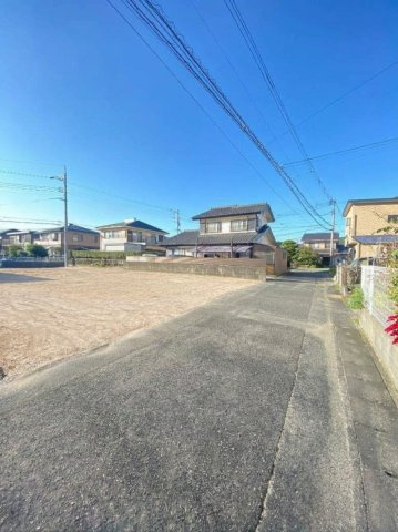 山口市大内矢田南５丁目の売地の前面道路含む現地写真|東側前面道路