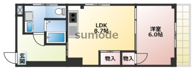 【間取り】 | 山崎第3マンション