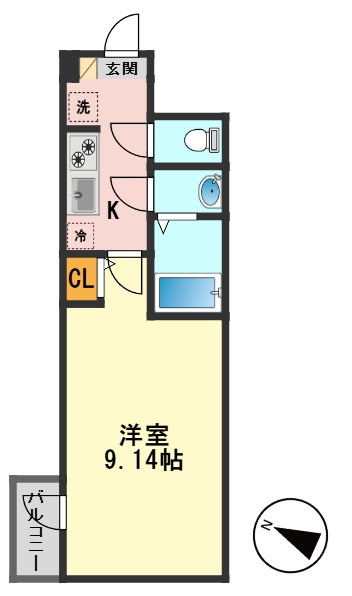 サンシャイン北小岩の間取り