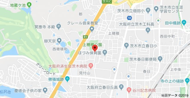 カーサビアンカ茨木の地図