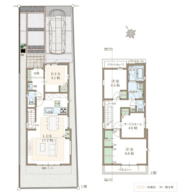 戸建 府中市分梅町３丁目の間取り|7号棟