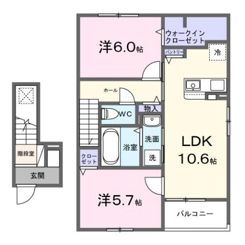 【間取り】 | 東有馬２丁目アパート