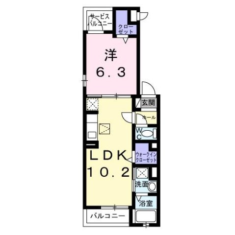 テラック中央林間の間取り