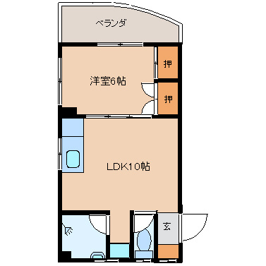 東宝ビル26の間取り