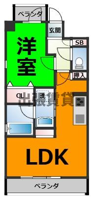 仲介手数料０円！ANGELINAの間取り