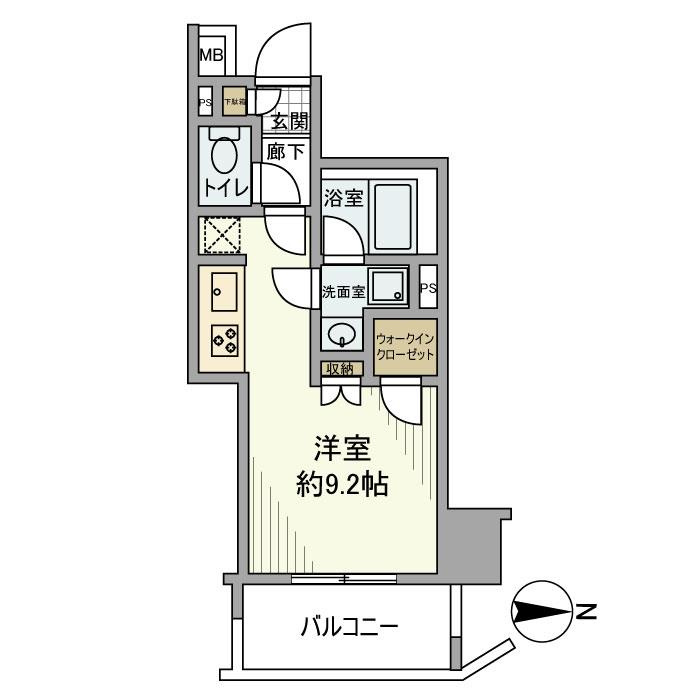 ネベル三鷹の間取り