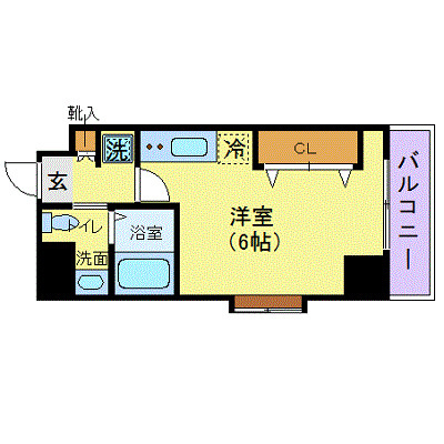 スカイコート両国壱番館の間取り