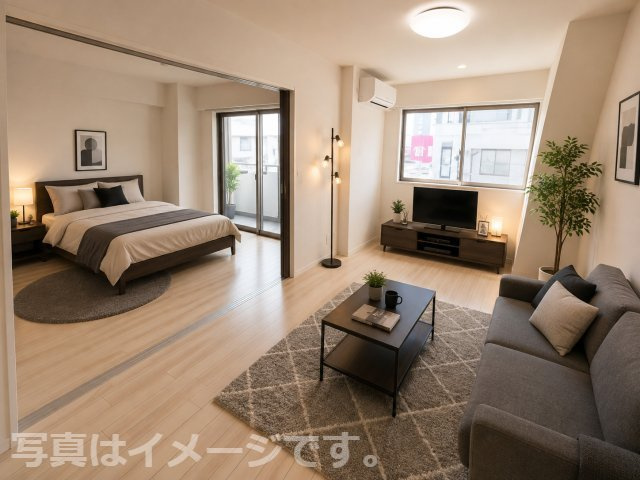 熊本市中央区八王寺町の賃貸マンションの居間・リビング|※写真はイメージです。現況優先。