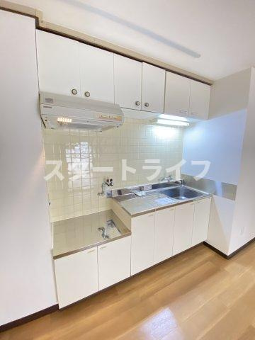 大阪市東淀川区東中島４丁目の賃貸マンションのキッチン