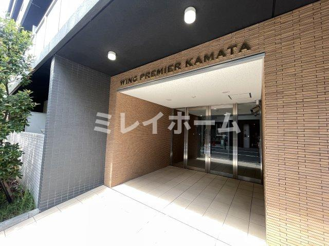ウイングプレミア蒲田のエントランス