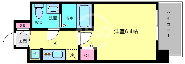 アドバンス大阪イーストの間取り|アドバンス大阪イースト　間取り