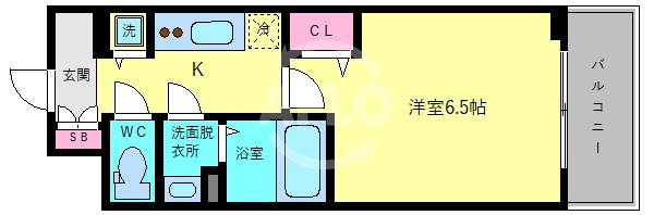 アドバンス大阪バレンシアの間取り|アドバンス大阪バレンシア　間取り