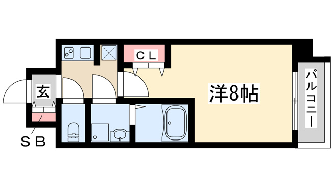 【間取り】 | エスレジデンス新大阪ウエスト