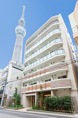【外観】 | プラージュ　リュー　押上 | 2020年3月撮影