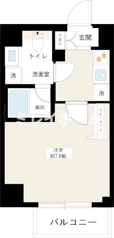 REALIZE蒲田Ⅲの間取り