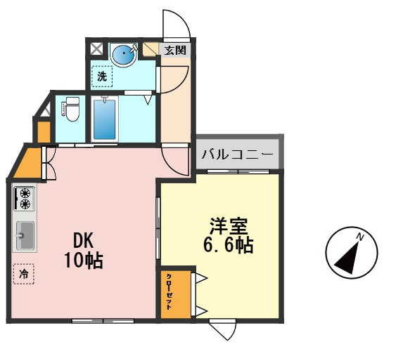 ウエルズ北小岩の間取り