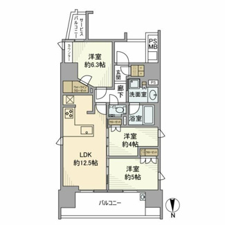 【間取り】 | シエリア蔵前