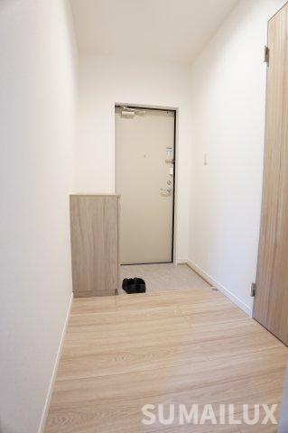 熊本市中央区渡鹿３丁目のアパートの玄関
