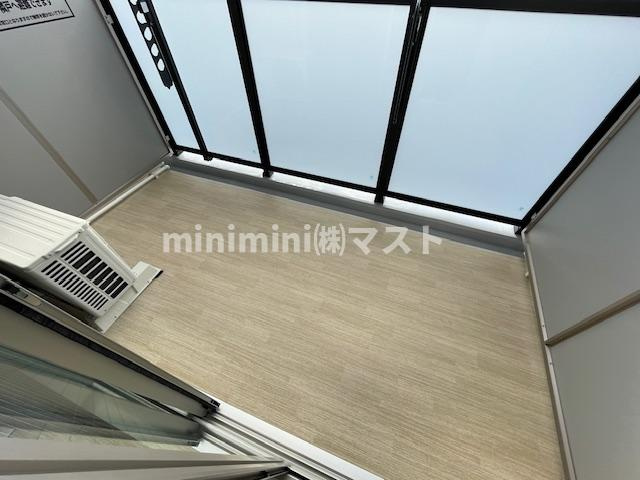 リヴェント玉造のバルコニー