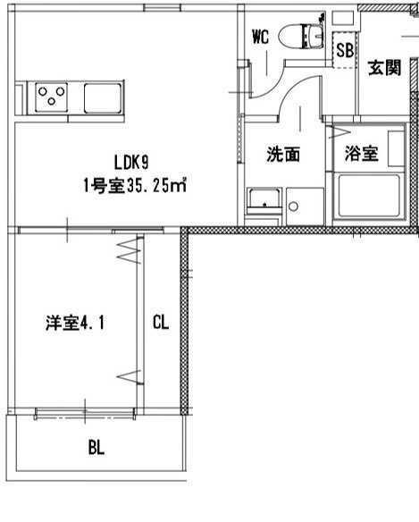 渡鹿3丁目AP(仮)の間取り