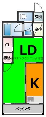 仲介手数料０円！パークサイド浦里の間取り