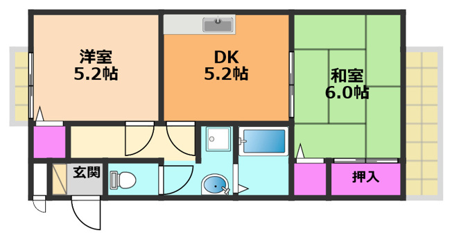 【間取り】 | サンライフ川添