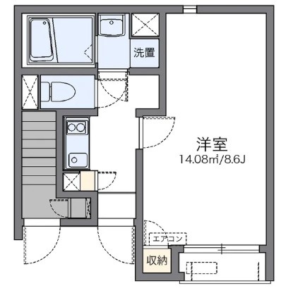 レオネクストＨＯＳＯＹＡⅢの間取り